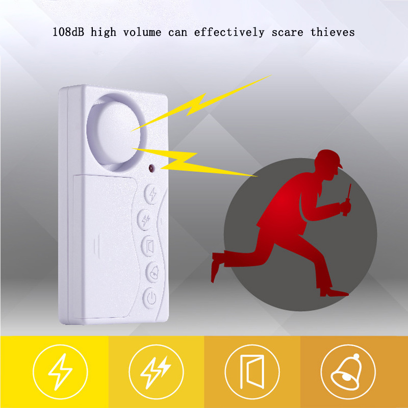 Door Opening Wireless Sensor Household Indoor Anti-theft Doorbell Alarm Simple Door Window Magnetic Switch Intrusion Detector