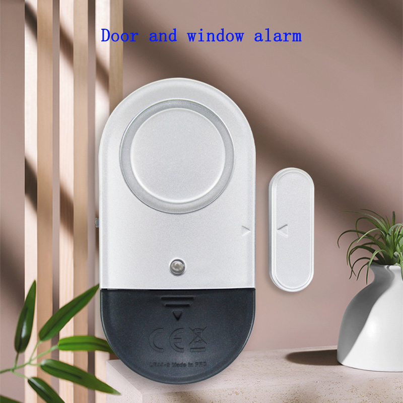 Wireless Door and Window Magnetic Burglar Alarm Low Voltage Reminder Energy Saving Large Decibel Hotel Security Anti-Theft