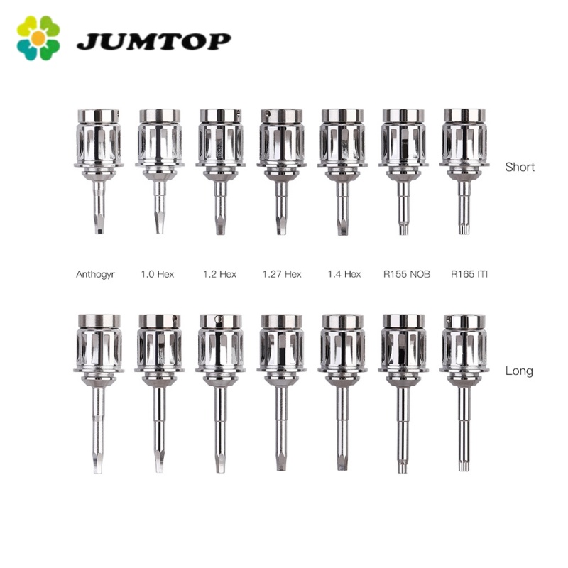 JUMTOP 1Pc Dental Screwdriver Repair Drivers 8.5mm/13.5mm Stainless Steel Implant Tools Kit