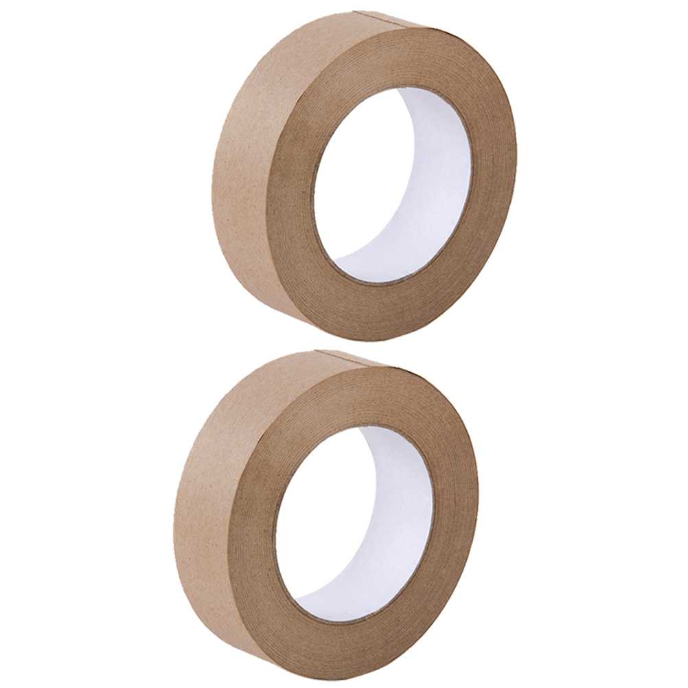 Kraft Paper Tape Brown Packing Moving Sealing Refills Adhesive Cardboard for Boxes Glue