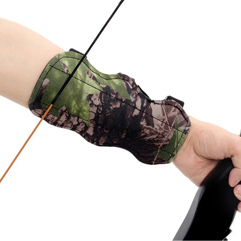 1pc Archery Adjustable Arm Guard Practice Camo Protection Arm For Hunting Shooting Accessories
