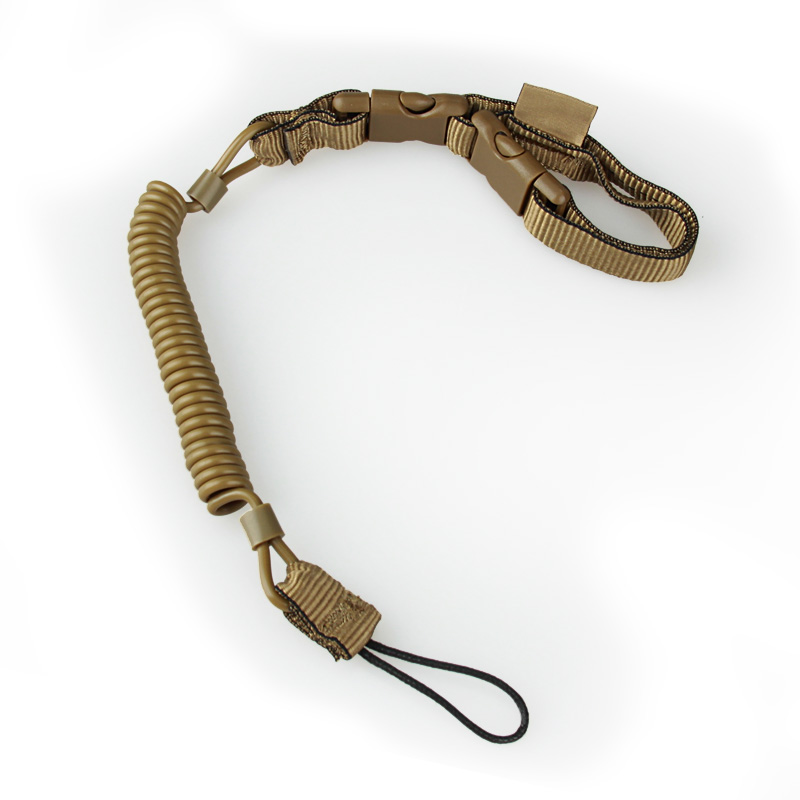 Hunting airsoft accessories Universal Nylon Spring Sling Loading Weight About 35-45kg For Hunting Outdoor Use Tan Part gs13-0049
