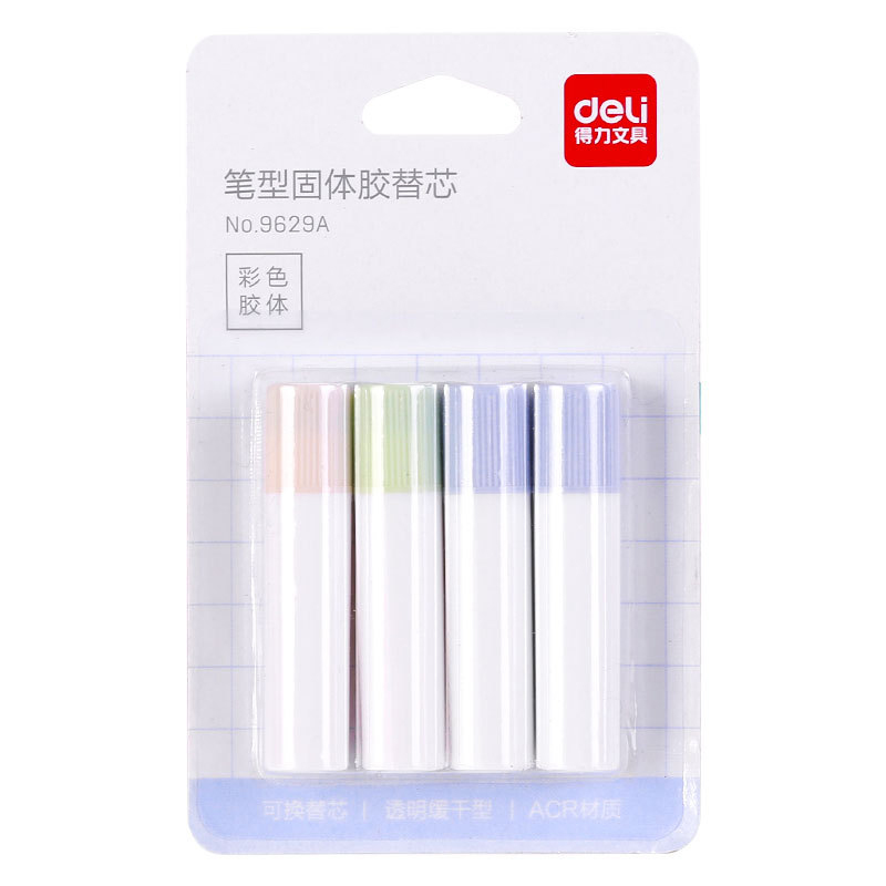 4Pcs Color Glue Stick for Core Set School and Office Supplies Solid Glue Strong Adhesive Solid Glue Stick Children&#039;s Solid Glue