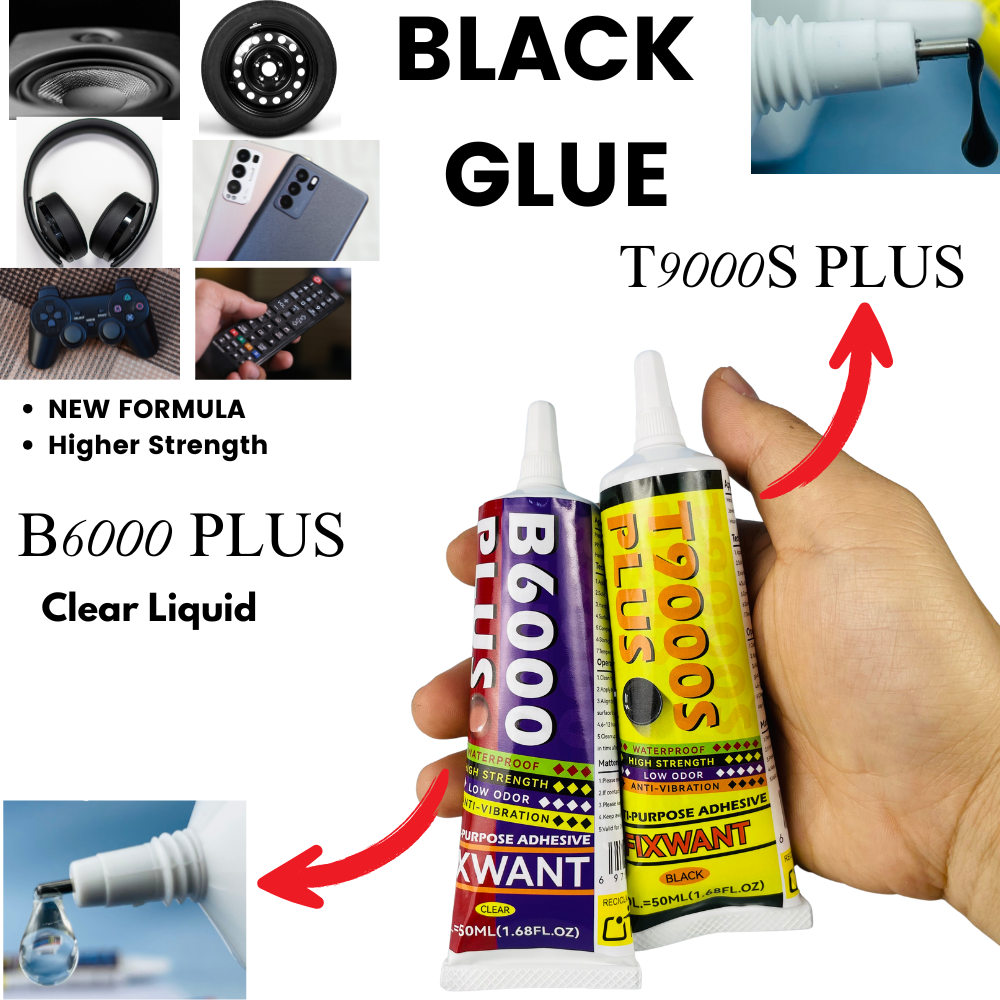 T900S Upgrade T9000S PLUS 15/50/110ml Soft Black Glue Laptop Mobile Phone LCD Display Screen Adhesive Sealant Wood Toys Repair