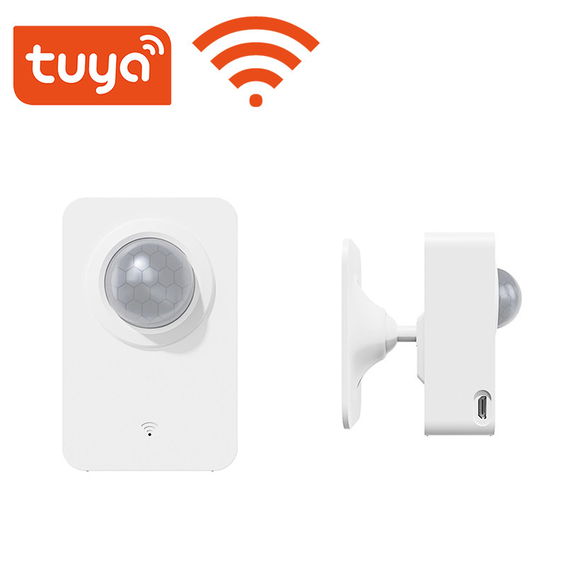 MS06 Graffiti WiFi Intelligent PIR Human Movement Wide-angle  Infrared Safety Alarm Sensor Mobile App Remote Control