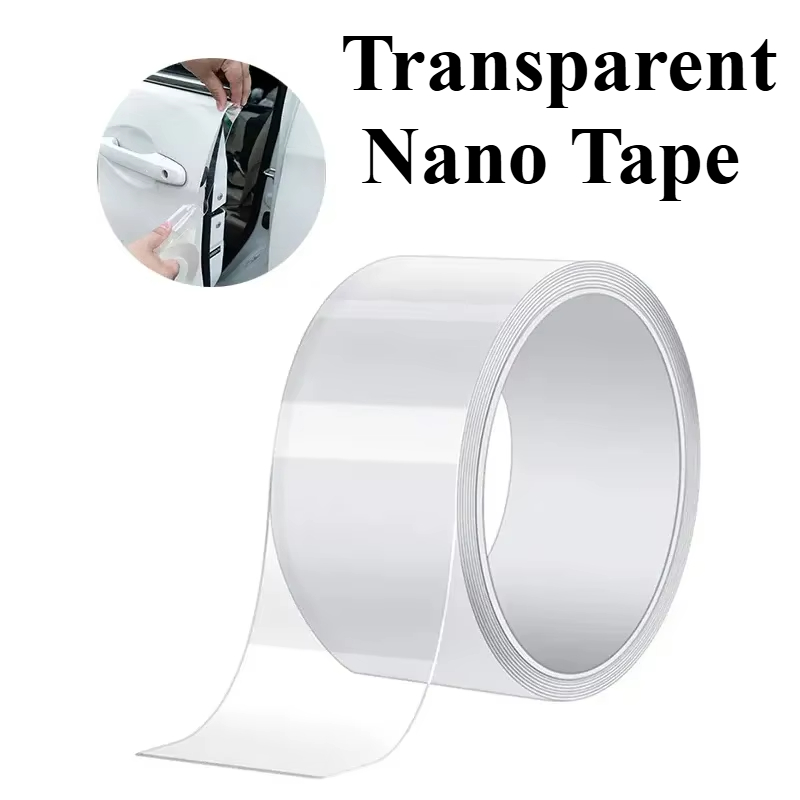 Nano Tape Double Sided Tape DIY Car Door Sill Sticker Anti Scratch Transparent Film Waterproof Protection Film Auto Accessories