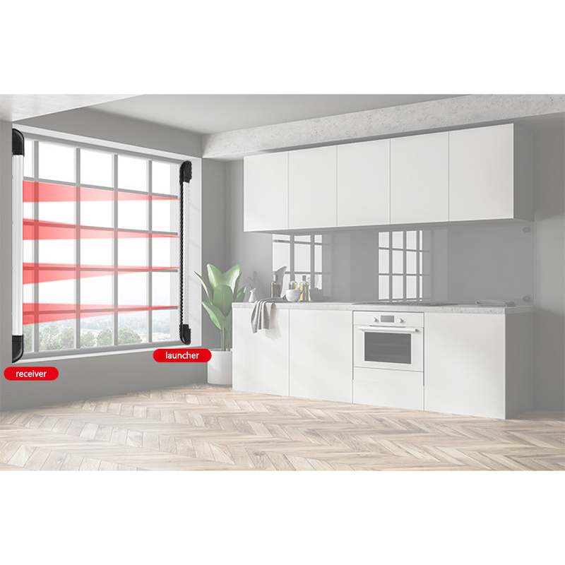 4-Beam Perimeter Anti-theft Detector Waterproof Intrusion Prevention Infrared Radiation Sensor 30m Human Body Induction Alarm