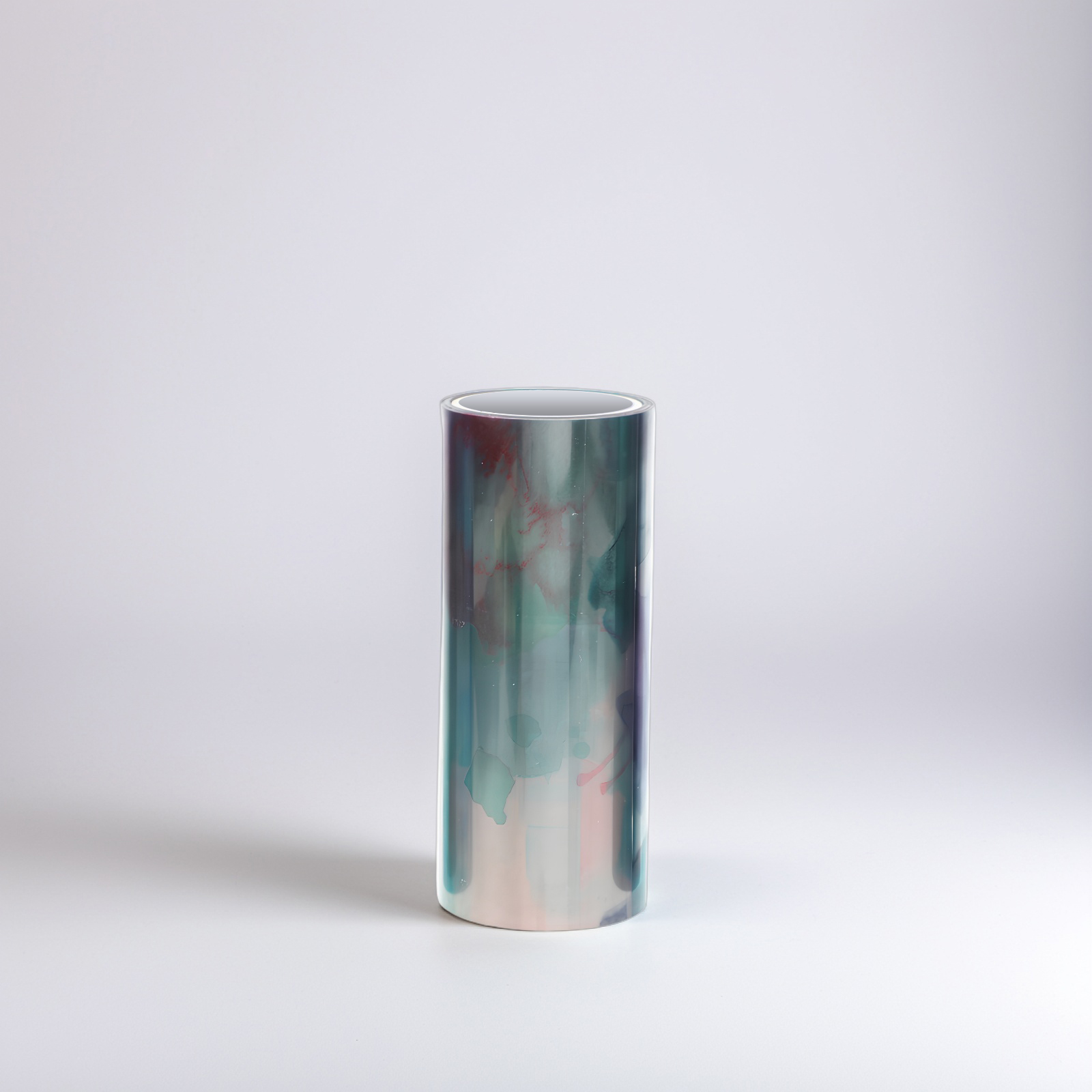 4 Rolls Ink Wash Pet Tape Artistic Adhesive Scrapbooking Decorative Journaling Tape DIY Craft Supplies Washi Supply