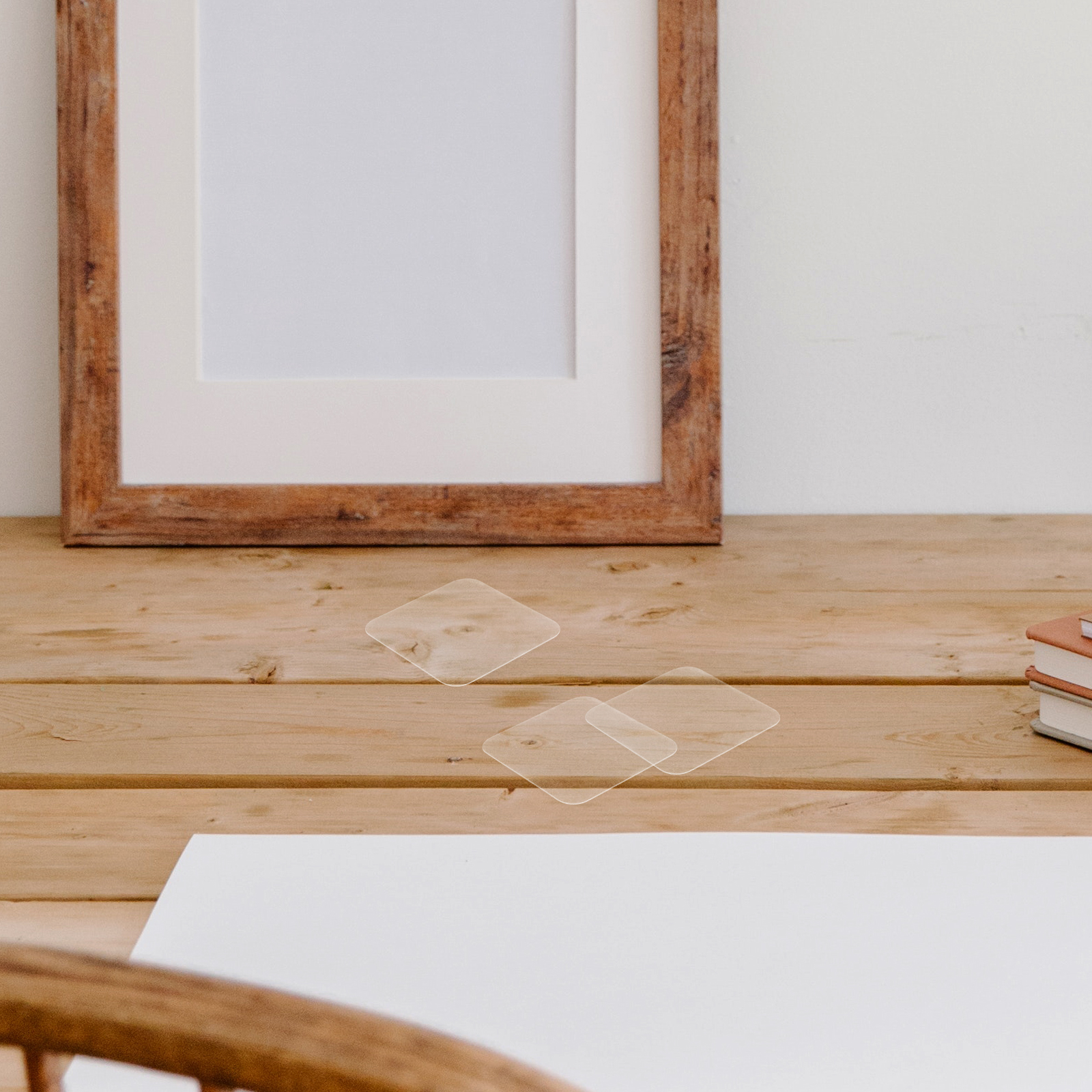 20 Pcs Transparent Double-sided Tape Adhesive Pads Couplet Squares Acrylic Safe for Walls Adhesives