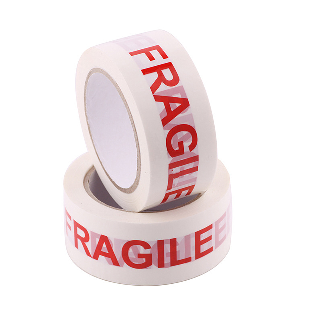 Heavy Duty Packing Tape Sealing Box Adhesive Multi Purpose Fragile Printed Water Resistant Strong Reliable High Tensile Pressure