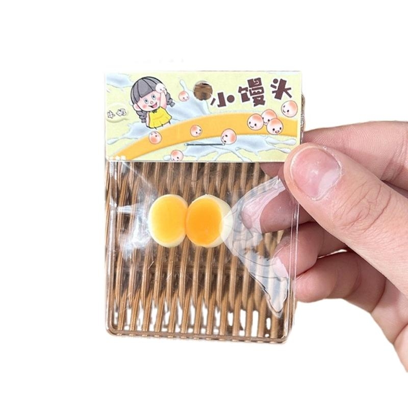 Squeeze Stress Toy TPR Steamed Buns Soft Anxiety Reduce Toy Party Favor Pressure Release Toy ADD Autisms Gift