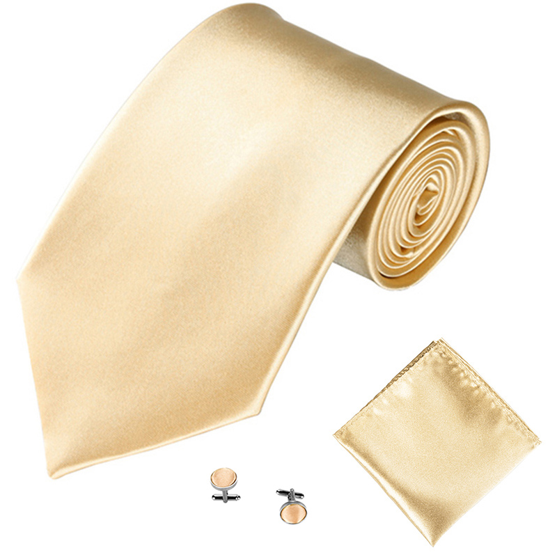 Satin Mens Ties Set for Men Women галстук Cufflinks Wedding Accessories Acessorios Masculinos Corbatas Para Hombre Elegantes