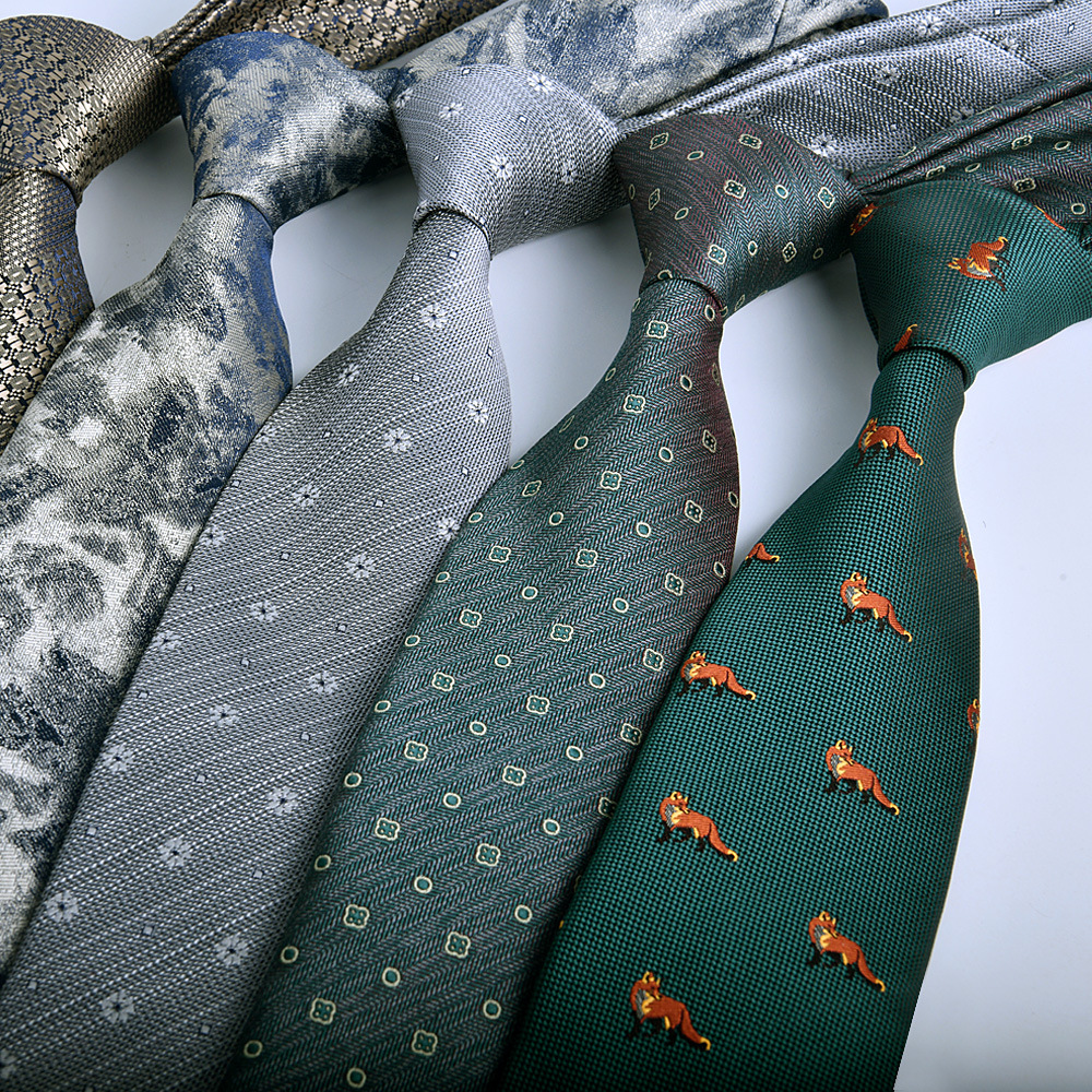 modern Men&#039;s ties luxury tie for men corbata 7cm Quality Teal Floral Print necktie Wedding Accessories Business Fashion Neckties