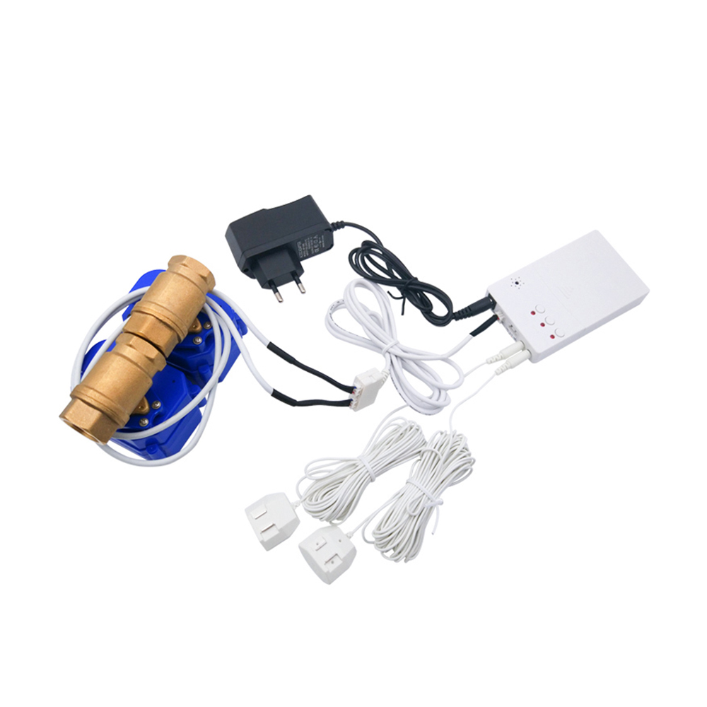 Water Leakage Sensor with Auto Shut Off Valve 1/2&quot;(DN15) For Home Smart Liquid Level Detector Alarm Kit Flood Alert Overflow