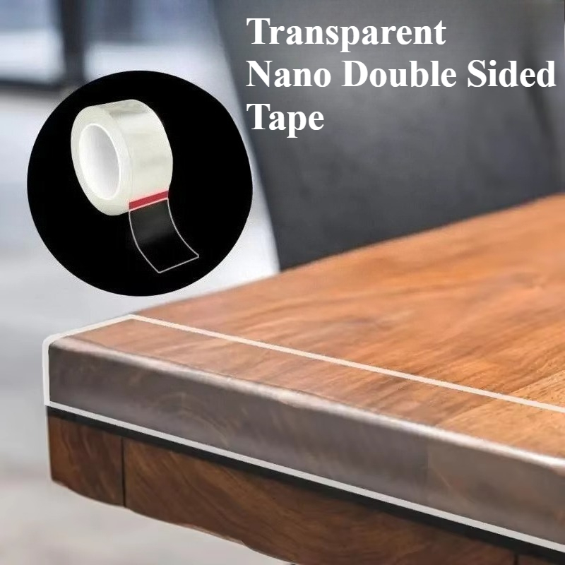 Multifunctional Double-sided Adhesive Nano Tape Waterproof Reusable Wall Stickers Transparent Strong Sticky Glue Car Kitchen