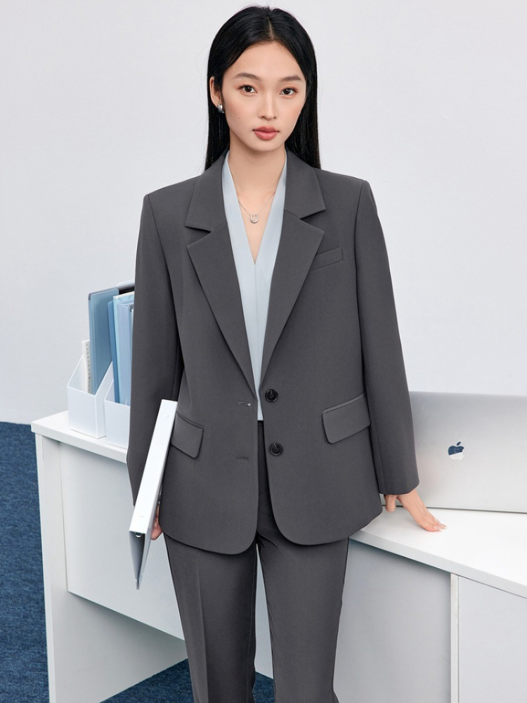 SENTUBILA Blazers Suits For Woman Autumn 2025 Solid Color Professional Commuter Pant Sets Fitted Matching Set 153ZE8815Z