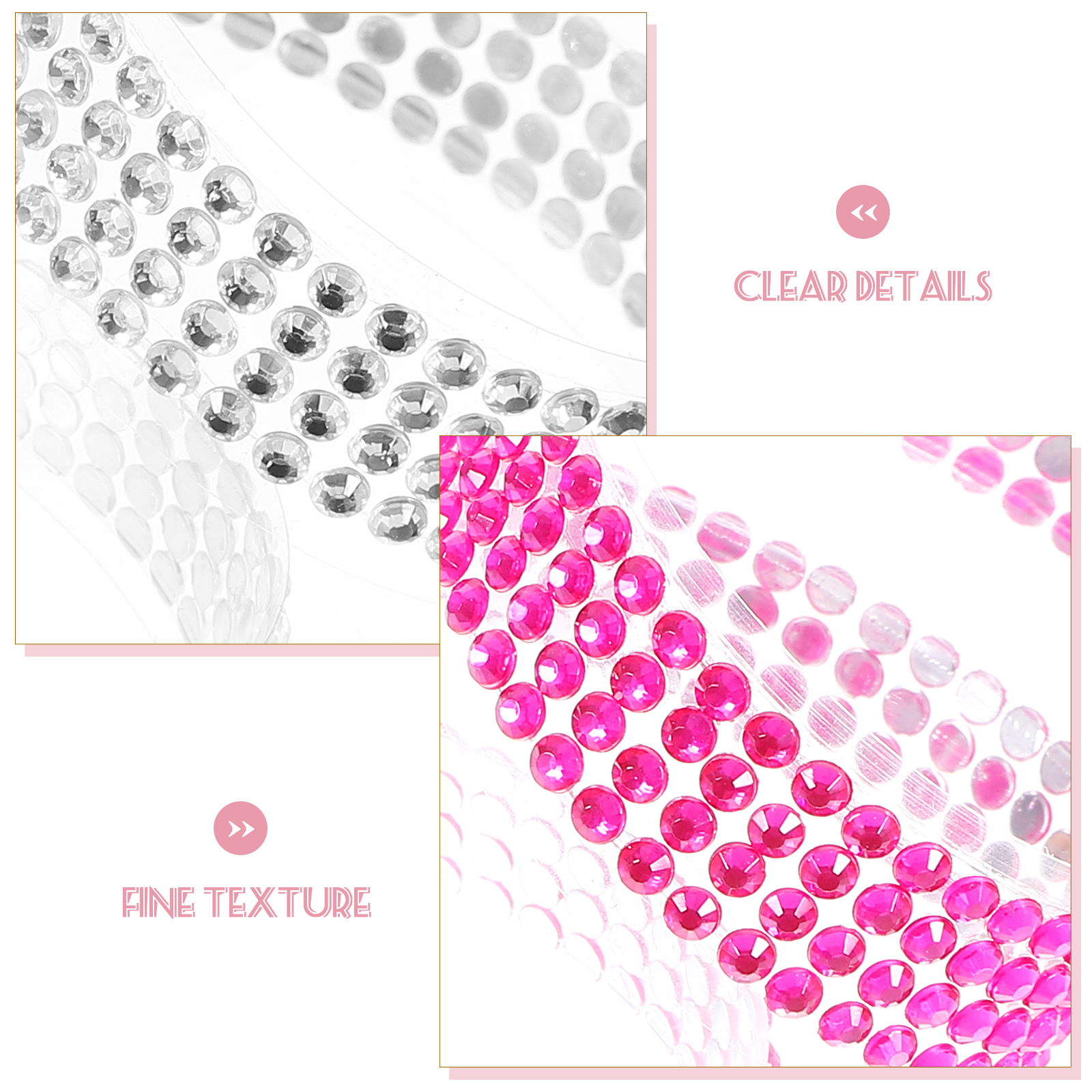 5 Rolls Self-Adhesive Sparkling Rhinestone Tapes For Diy Crafts Decor Acrylic Bling Strips Gift Wrapping Scrapbooking Phone Case