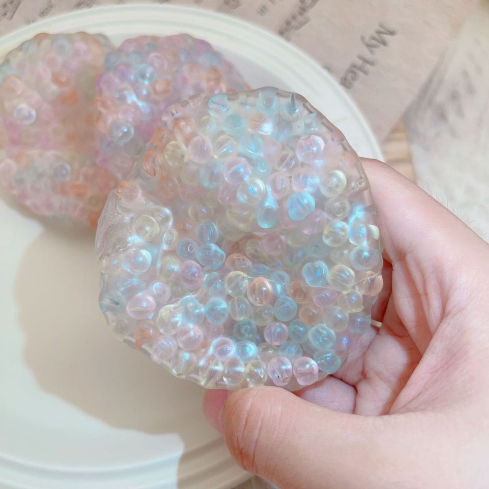 Novelty Bead Pearl Squeeze Toy Mochi Ball TPR Pearl Balls Squeeze Toy Qingti Pulp Grape Pulp Slow Rebound Toy Table Ornaments