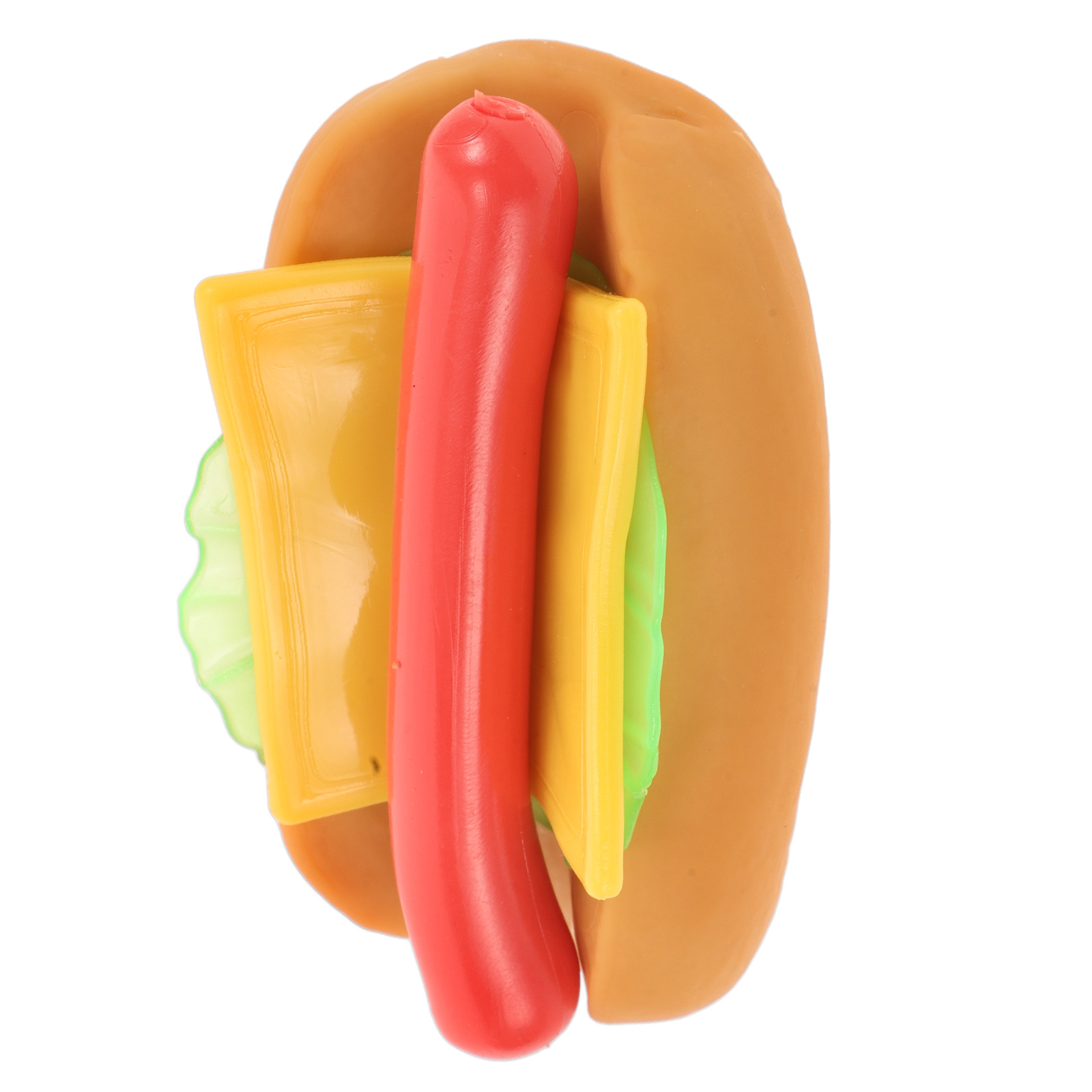 Hot Dog Unzip Toys Funny Squeeze Fake Bread Simulation Food Gift Halloween Party Favors Squishy Tpr Birthday
