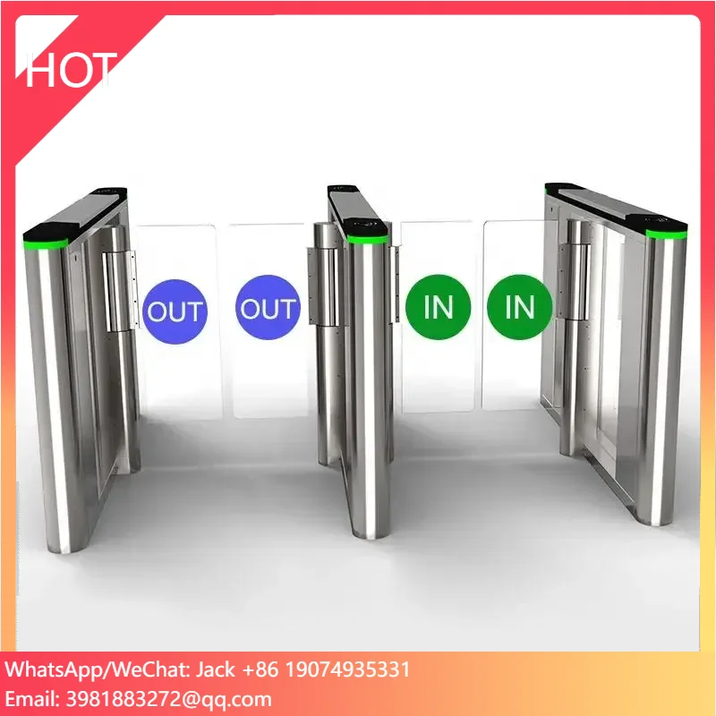 Turnstile Swing Gate RFID Card Reader Access Control Security Turnstile Gate Outdoor/indoor Swing Turnstile Gate