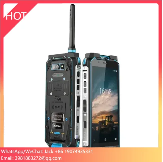 Aoro M5 Dmr Uhf Or Vhf Talkie Walkie Smartphone With GPS Tracking Ip68 3g 4g Rugged Phone Case Walkie Talkie