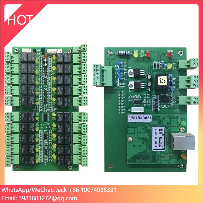 TCP/IP Elevator Access Controller Panel for Lift Locker Access Control Management