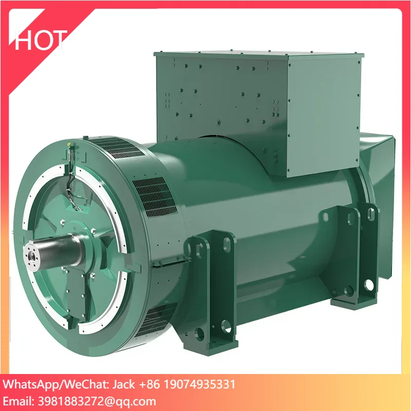 Factory Price Synchronous AC 40kw 50kw 100kw 160kw 200kw Leroy Somer Brushless Alternator With Avr