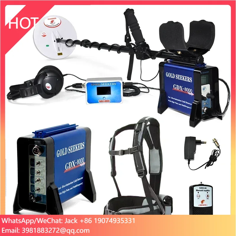 High Quality GDX-8000 Automatic Underground Gold Metal Detector for Treasure Hunting OEM Customizable Industrial Metal Detectors