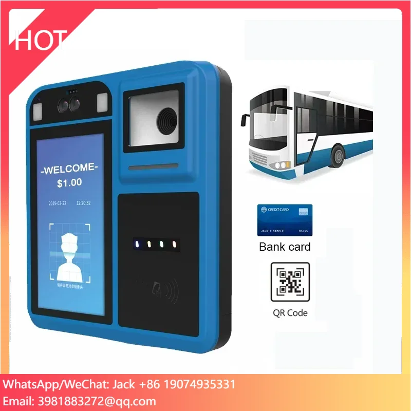 Card reader pos payment terminal automatic ticketing bus fare collection validator P18-Q