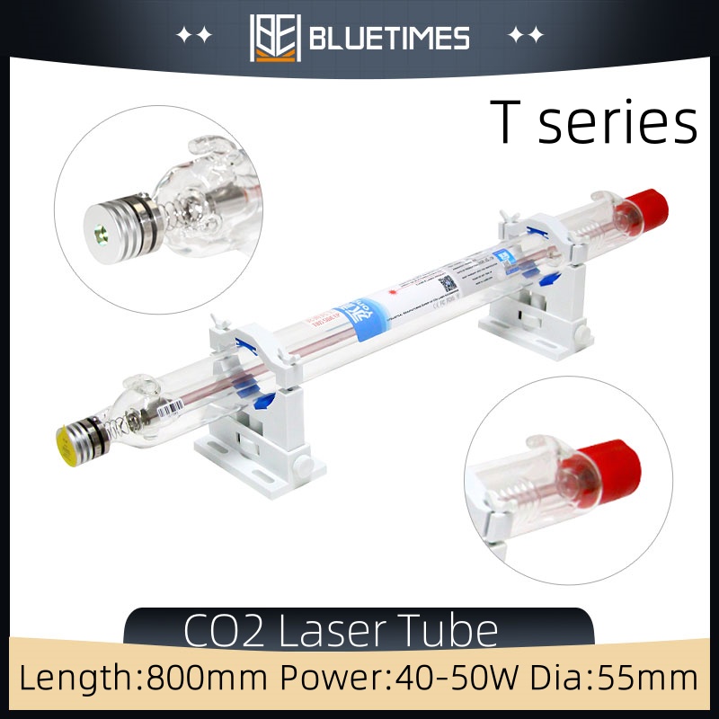 Bluetime Yong Li 40-50W High Power CO2 Laser Tube CO2 Nachhaltige Laserrohre for Diy Engraving Cutting Machine Factory Supply