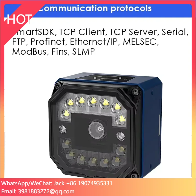 OEM Conveyor Stationary 2D Scanner Ethernet Ip Autofocus Dpm Barcode Reader Industrial Fixed Barcode Scanners