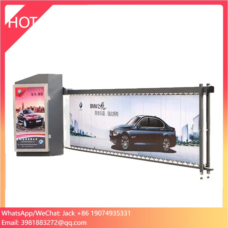 Practical And Fashion Parking Lot &amp; Gate Access Advertising Barrier Gate