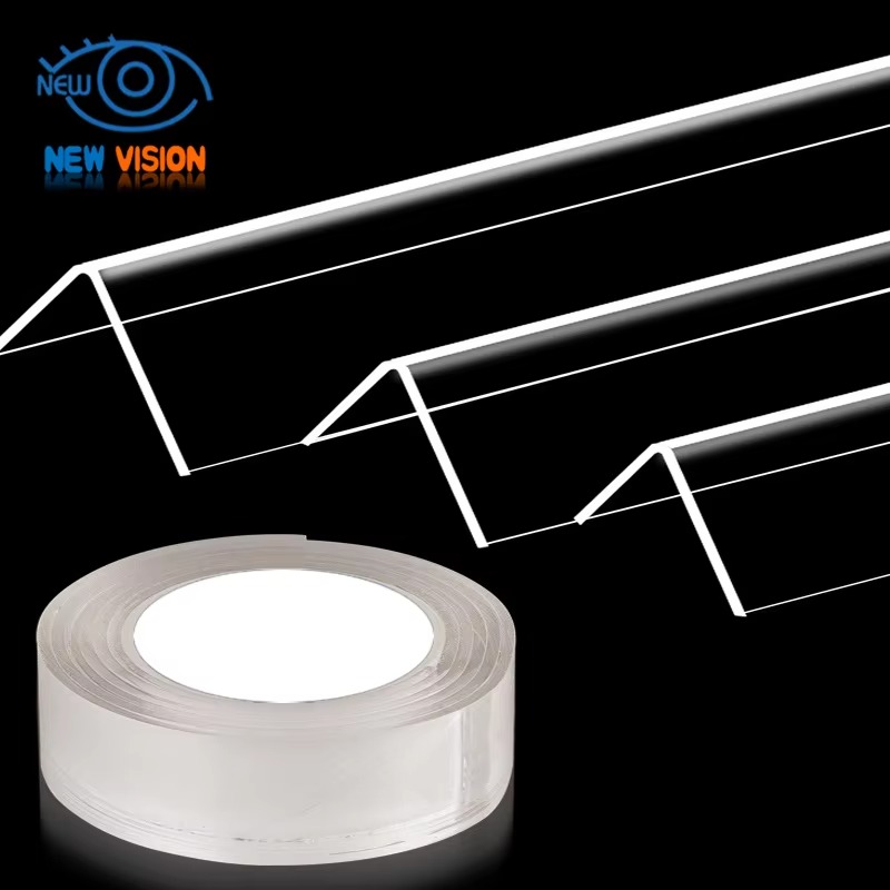 Super Strong Nano Tape Single Sided Tape Transparent Reusable Waterproof Adhesive Tapes Cleanable Kitchen Bathroom Supplies Tape