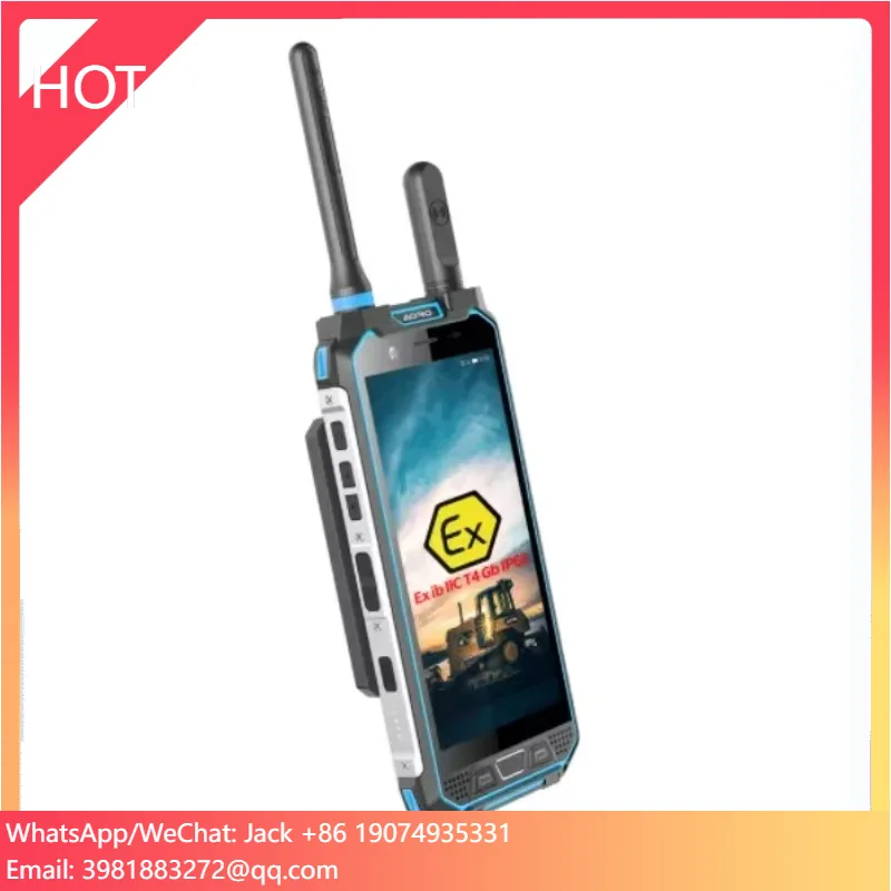 AORO M5 Waterproof Handheld Android Poc Ip68 Dmr Radio Atex IECEX ZONE 1 Atex Smartphone VHF Or UHF DMR Radio Rugged Phone