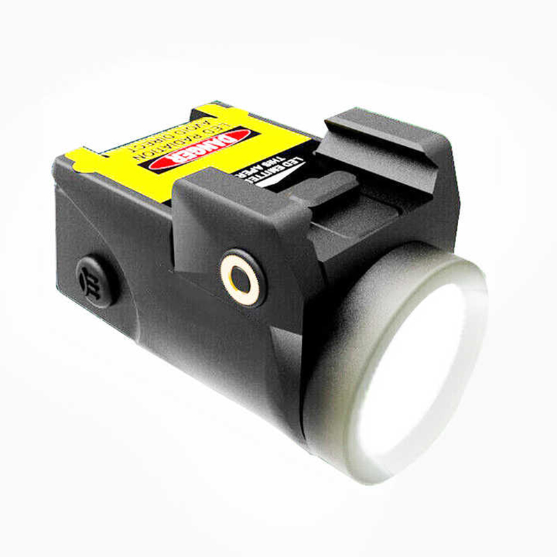 MDGRWY MDG57 500 Lumens Tactical Mini Flashlight Magnetic Rechargeable LED Strobe  Handgun Weapon Light for 20mm Picatinny Rail