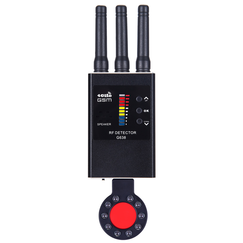 Wireless Headset Detector Anti-tracking Spying Device Hotel Anti-eavesdropping Camera Bug Sweeper RF Signal Infrared Detection
