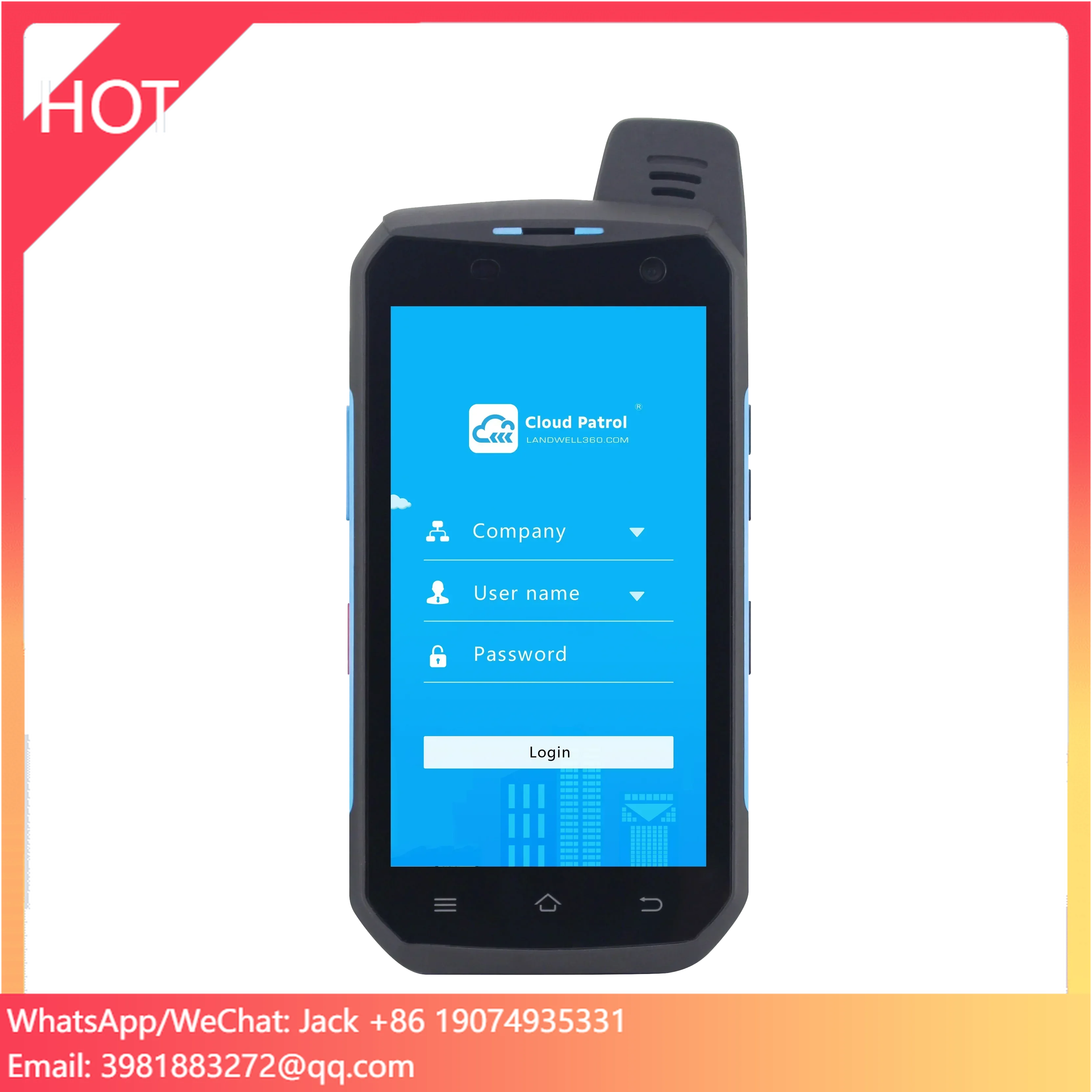 Security clocking tour monitoring patrol system for security guards