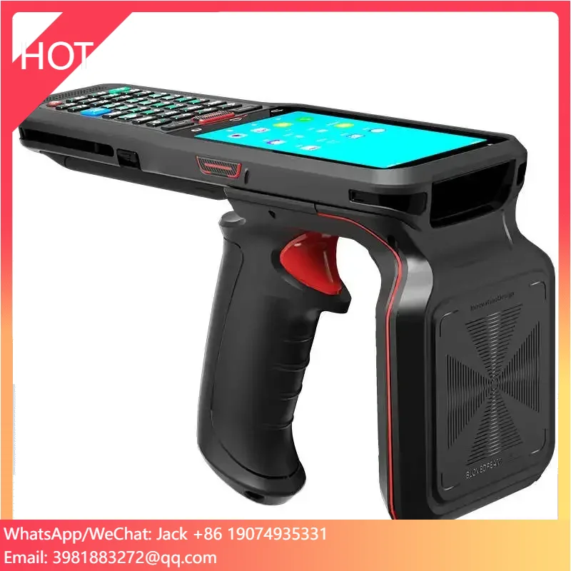 Android 10 Handheld Uhf Rfid Pda Long Range Scanner Industrial Rfid Reader Writer Manufacturer Barcode Scanner PDA for Warehouse