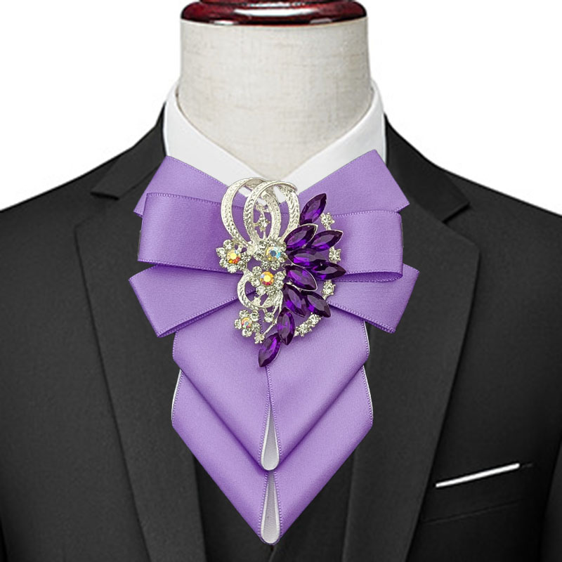 Men&#039;s Bow Tie High-end Original Design Handmade Jewelry Gifts Collar Flowers French Mens Wedding Suit Shirt Accessories Bow-ties