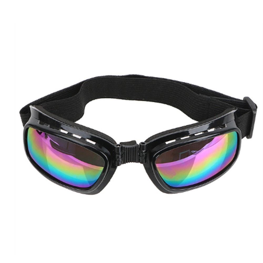 Sports Goggles Windproof Cycling Glasses Vintage Dustproof Snowboard Goggles Adjustable Anti-UV Motorcycle Glasses Skiing