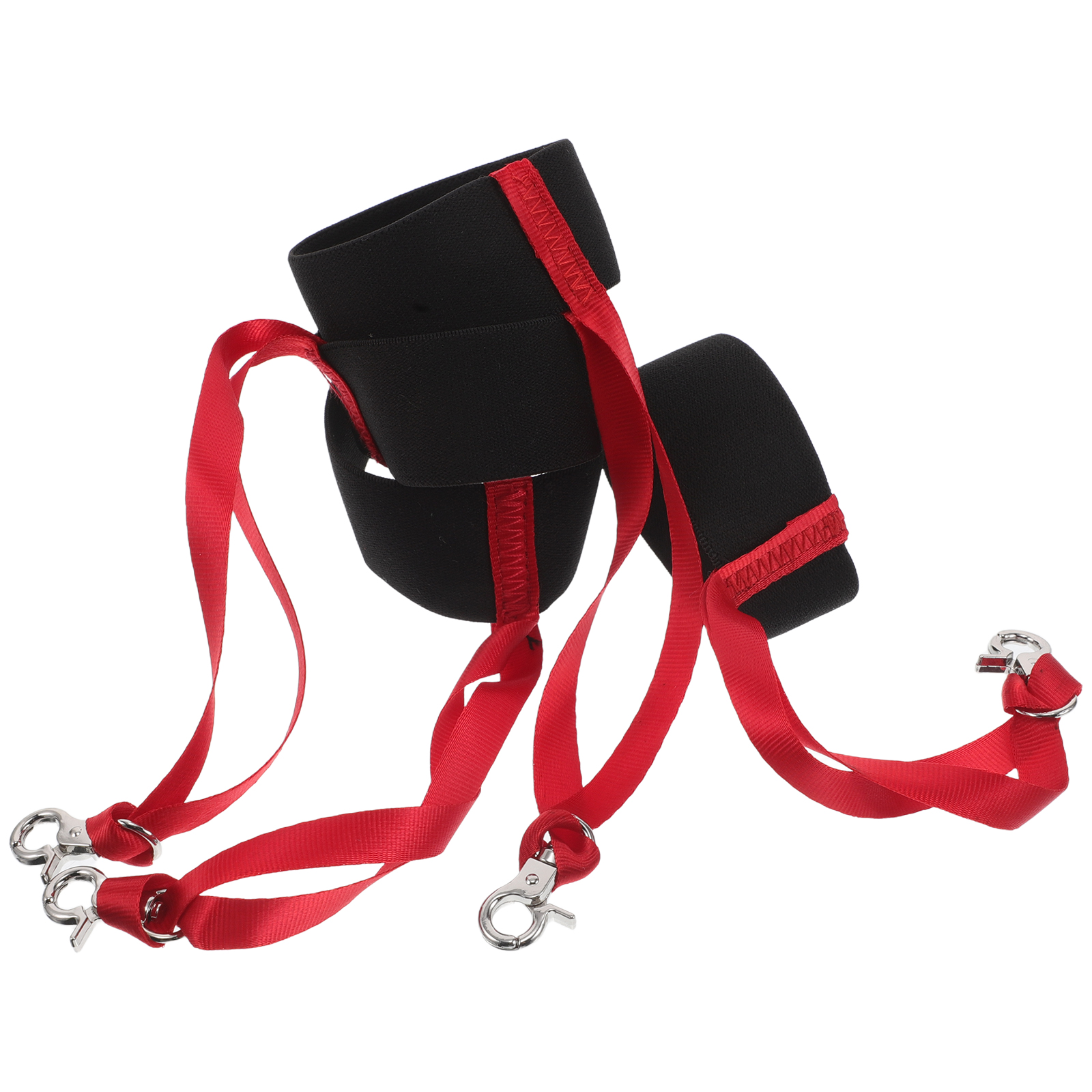 4pcs Ski Glove Straps Elastic Wrist Leash Durable Adjustable Safety Holder For Snowboard Skiing Winter Sports Accessory