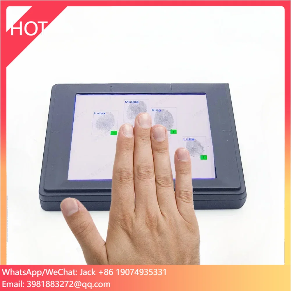 HFSecurity BioSlim 10 FAP60 Sensor Advanced Slim Special Design 4 4 2 Fingerprint Scanner for National Project