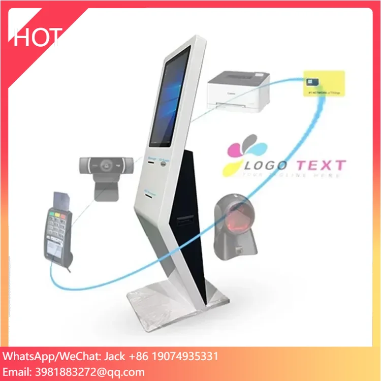 Customized RJ45 Intelligent Payment Terminal kiosk Printer Card Reader Dispenser Self Service All In One Kiosk