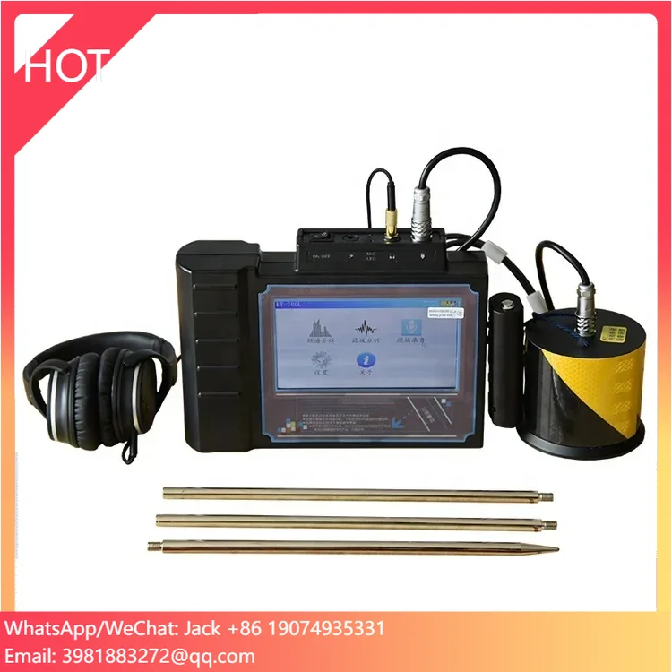 Long Life Ultrasonic 2m Underground Pipe Leakage Water Leak Detector