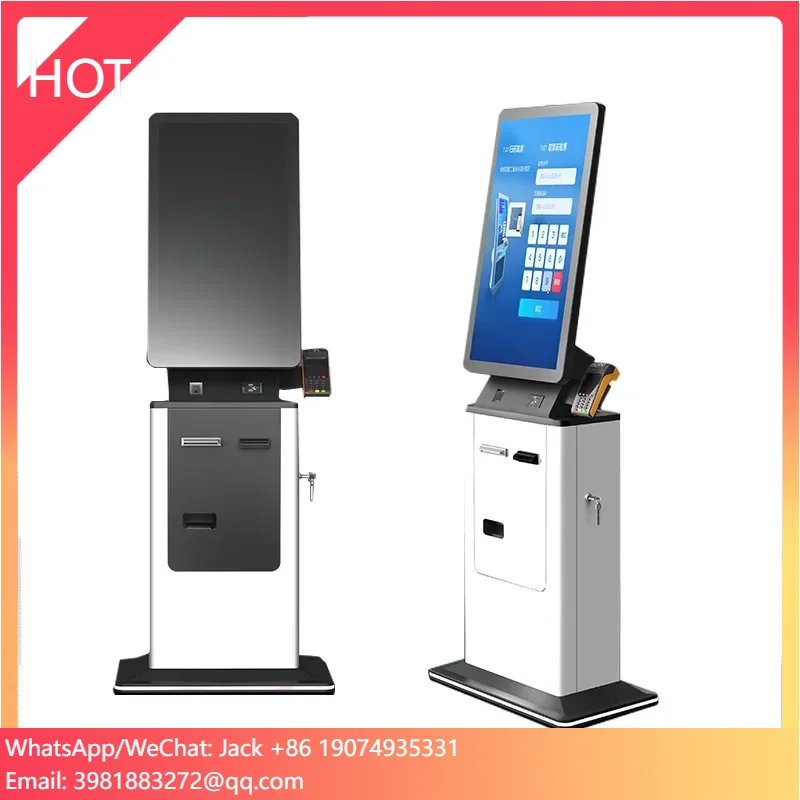 Hotel Restaurant Supermarket Smart Parking Self-service Interactive Cash Payment Kiosk Fast Food Kiosk