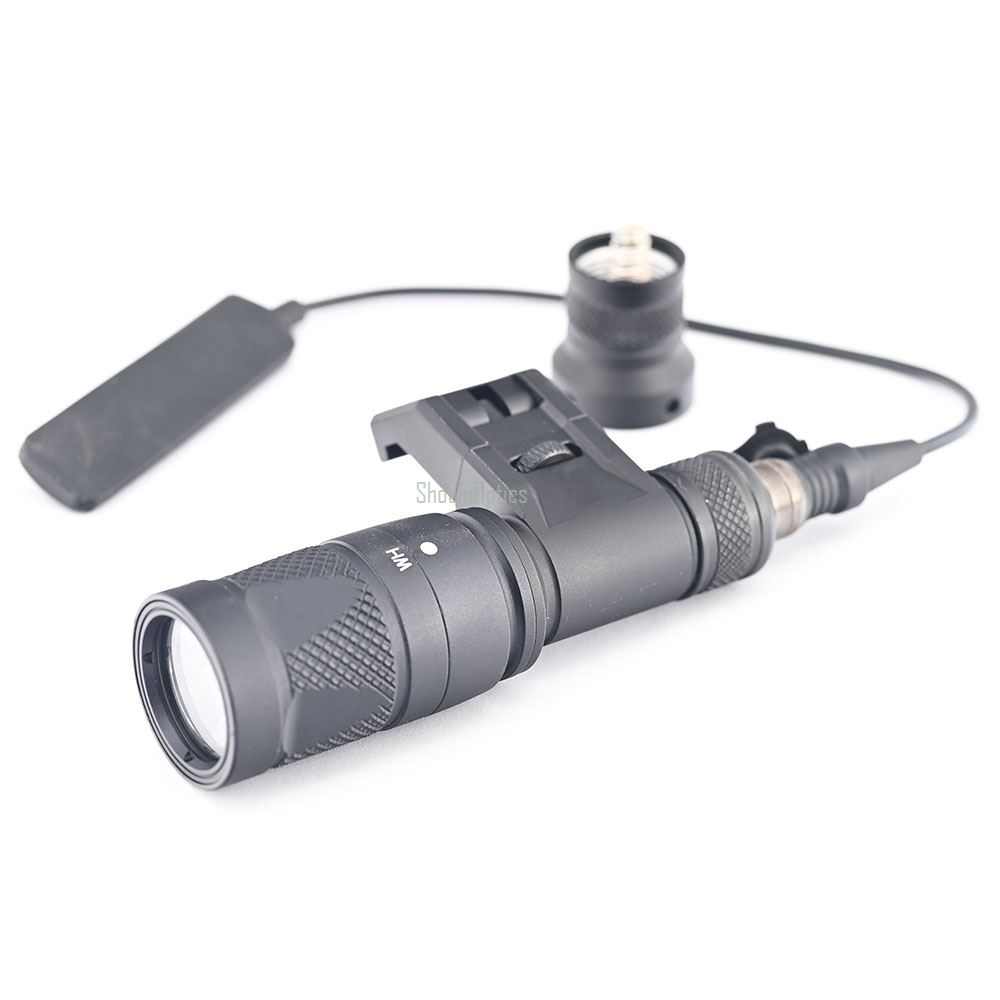 Tactical Flashlight Gun Light With QD 20mm Mount Base M2988