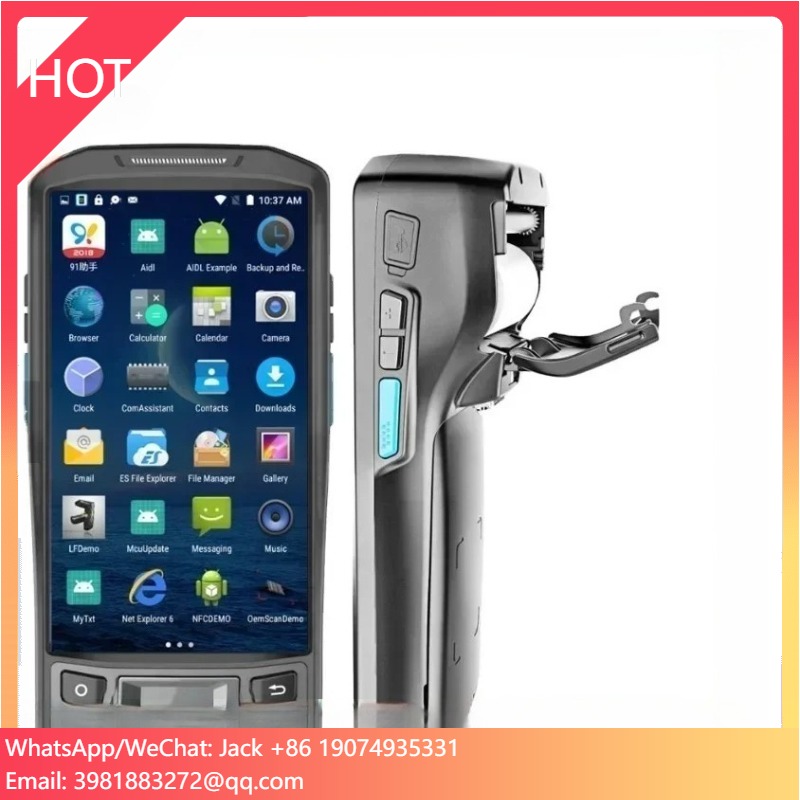 Price of Biometric Fingerprint Scanner, Wireless Portable Fingerprint Scanner Reader Printer with 4G LTE ,5.0inch Large Screen