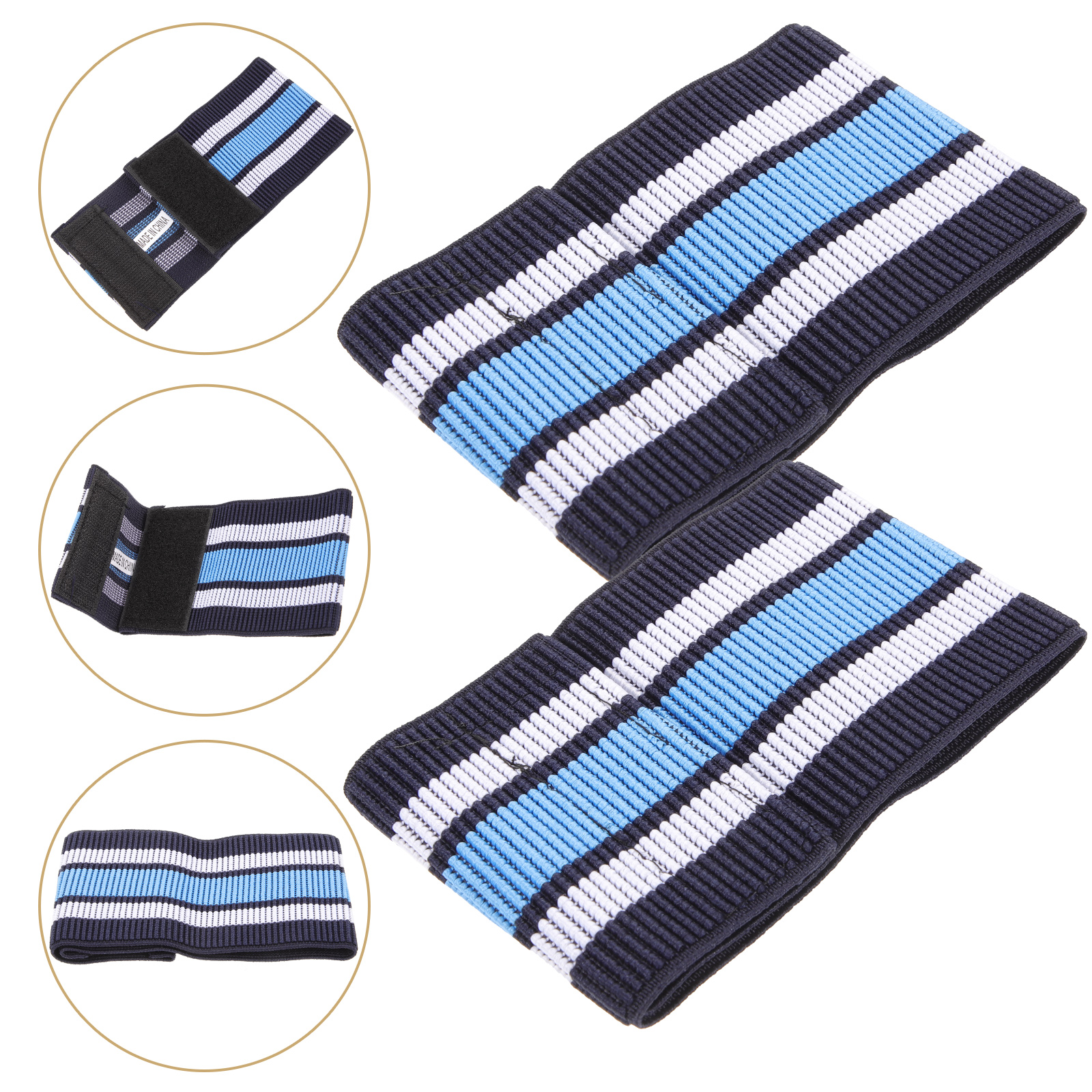 1 Pair Elastic Pant Leg Tied Band Adjustable Boot Strap Outdoor Cycling Accessory Riding Belt Trousers Leggings Elastic Band