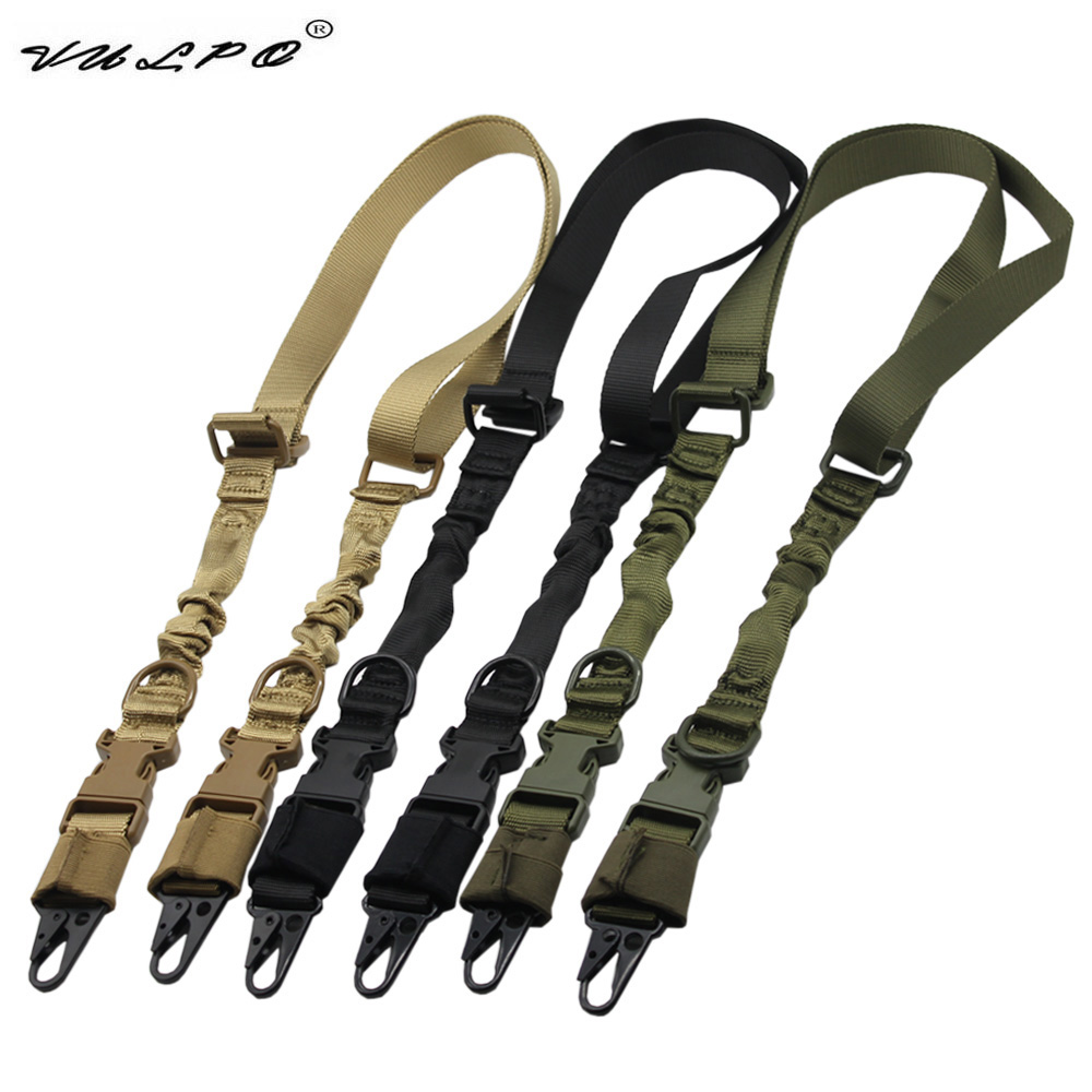VULPO Tactical Rifle Sling 2 Point Sling Combat Shooting Gun Sling Hunting Strap Paintball Airsoft Sling