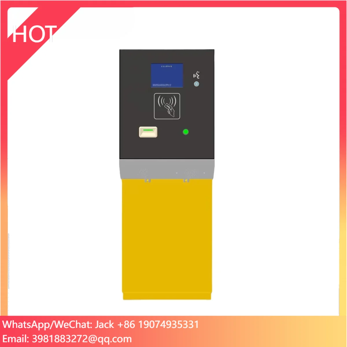Smart Car Parking Equipment Intelligent RFID Card Paper Ticket Dispenser Parking Management System